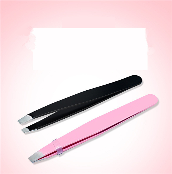Eyebrow Tweezers Stainless Steel Eyebrows Plucked Tweezers Eyelash Curler Oblique Trichotillomania Beauty Tools Not Easy To Rust Durable