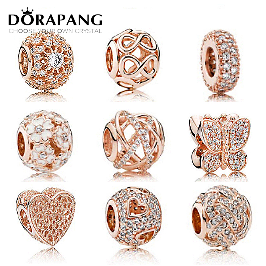 DORAPANG S925 Sterling Silver Rose Clear CZ Charm beads collocation Bracelet DIY bracelet Beads For Jewelry Factory wholesale
DORAPANG S925 Sterling Silver Rose Clear CZ Charm beads collocation Bracelet DIY bracelet Beads For Jewelry Factory wholesale