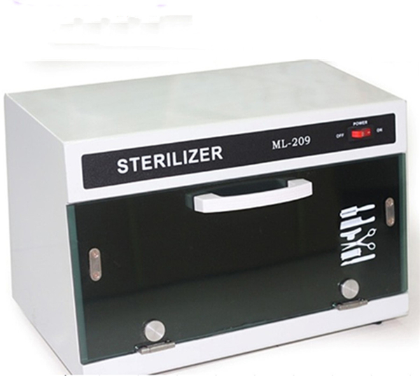 Sterilizer Nail Salon Tools Disinfection Cabinet UV Ultraviolet Disinfection Cabinet AW 8L UV Tool Sterilizer Cabinet Timer Sterilization