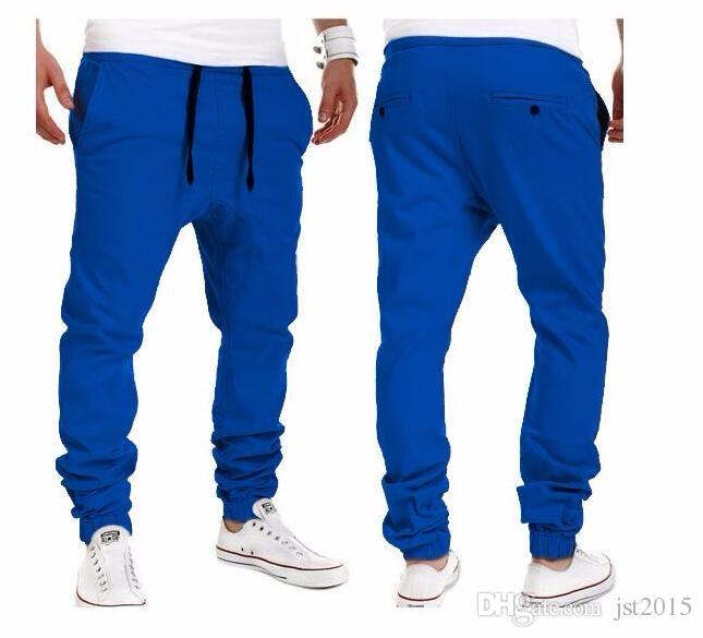 Mens Joggers 2016 Brand Male Trousers Men Pants Casual Solid Pants Jogging Sweatpants Jogger khaki Black XXXL