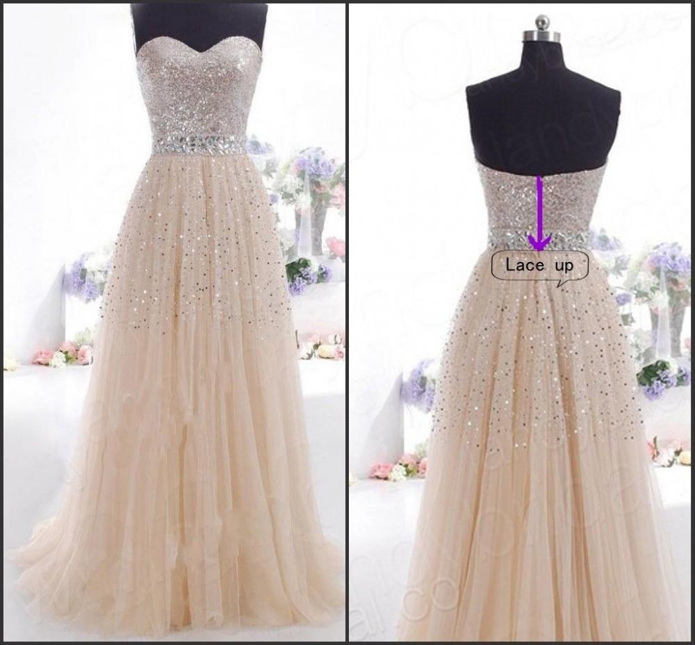 Cheap Champagne Evening Dresses Sweetheart Sexy Backless Sequined Beaded Real Photo Lace Up Back Floor Length Long Party Prom Gowns, Ivory
Cheap Champagne Evening Dresses Sweetheart Sexy Backless Sequined Beaded Real Photo Lace Up Back Floor Length Long Party Prom Gowns, Ivory