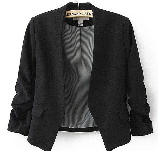New Spring 2016 Tops Blazer Women Candy Coat Short Jacket Outerwear Coats Jackets No Button Basic Suit Blazers free shipping, Yellow
New Spring 2016 Tops Blazer Women Candy Coat Short Jacket Outerwear Coats Jackets No Button Basic Suit Blazers free shipping, Yellow