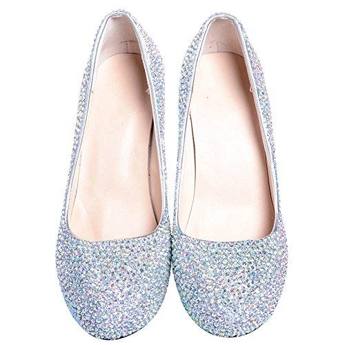 Women's Sliver Wedding Bridal Shoes Rhinestone Pumps High Heel for Evening Prom Party Dress SS002
Women's Sliver Wedding Bridal Shoes Rhinestone Pumps High Heel for Evening Prom Party Dress SS002