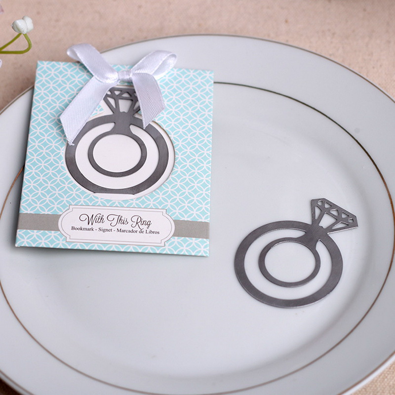 Silver Color With This Ring Metal Bookmark Diamond Ring Shape Wedding Baby Shower Party Birthday Favor Gifts
Silver Color With This Ring Metal Bookmark Diamond Ring Shape Wedding Baby Shower Party Birthday Favor Gifts