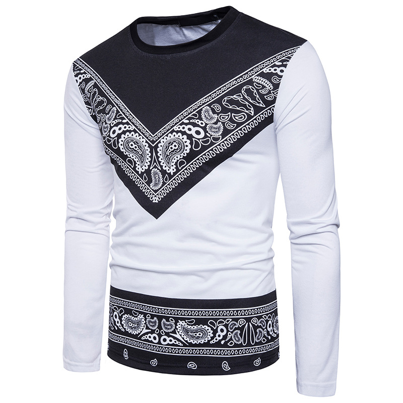 Hip Hop Bandana T Shirts For Mens Paisley Print Long Sleeve Tshirts Brand Tees Shirt Top Quality Cotton Clothing Wholesale 2017 New Arrival, Black
Hip Hop Bandana T Shirts For Mens Paisley Print Long Sleeve Tshirts Brand Tees Shirt Top Quality Cotton Clothing Wholesale 2017 New Arrival, Black