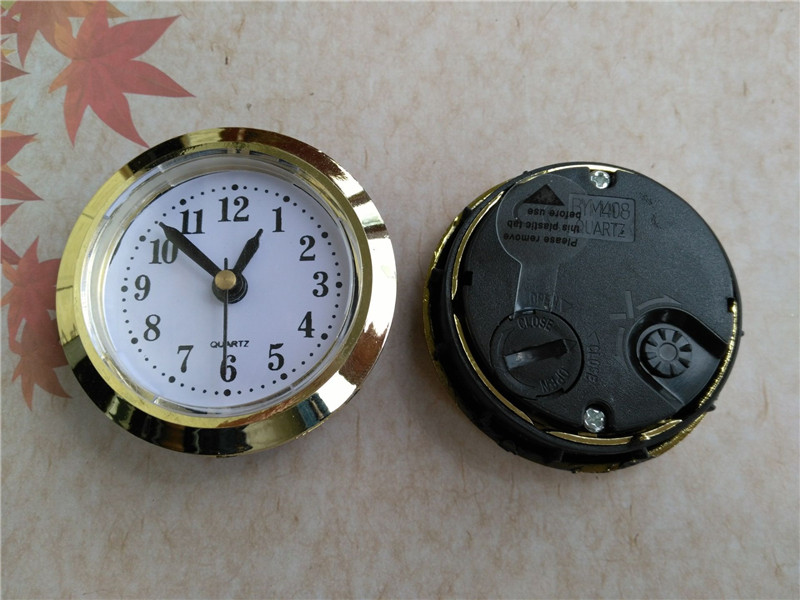 Whole 5 PCS Gold Diameter 50mm Insert Clock Clock Head Roma Number and Arbic Number for Craft Clock5010389