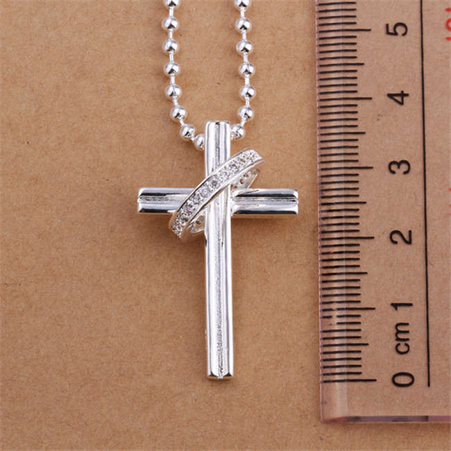 Cheap Dielectric ring cross pendant necklace white gemstone sterling silver necklace STSN316,fashion 925 silver necklace factory direct sale
Cheap Dielectric ring cross pendant necklace white gemstone sterling silver necklace STSN316,fashion 925 silver necklace factory direct sale
