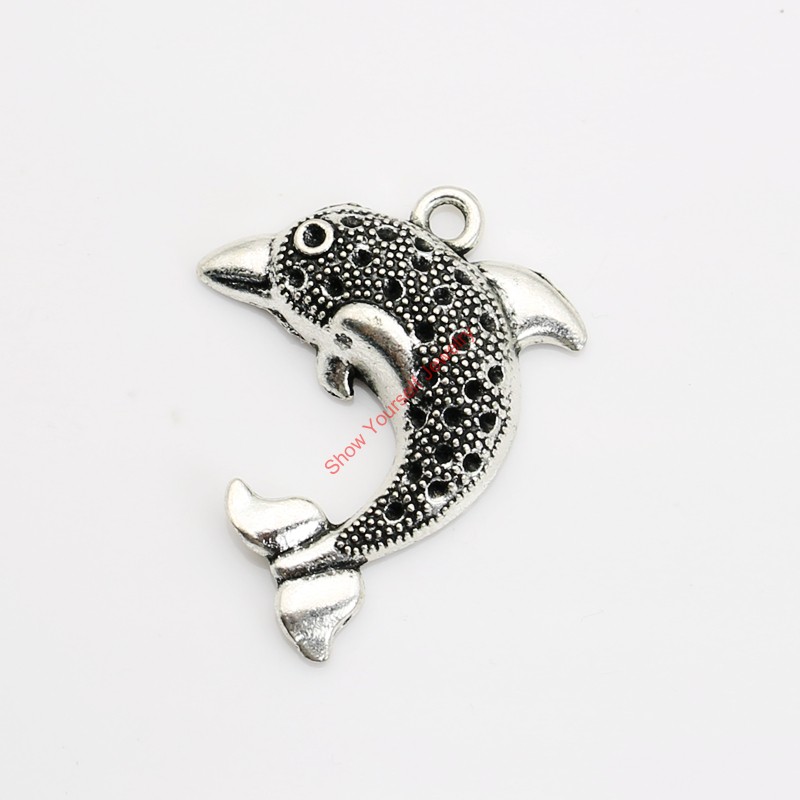 10Pcs Antique Silve… - image