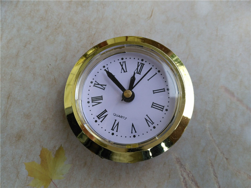 Whole 5 PCS Gold Diameter 50mm Insert Clock Clock Head Roma Number and Arbic Number for Craft Clock5010389