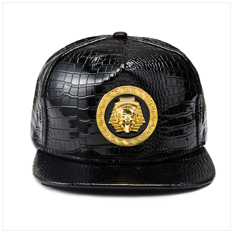 Egypt Pharaoh Baseball Cap PU Leather Hip Hop Punk Style Flat-Brimmed Snapback Hat Men Women Cool Boy Fashion Caps, Gold
Egypt Pharaoh Baseball Cap PU Leather Hip Hop Punk Style Flat-Brimmed Snapback Hat Men Women Cool Boy Fashion Caps, Gold
