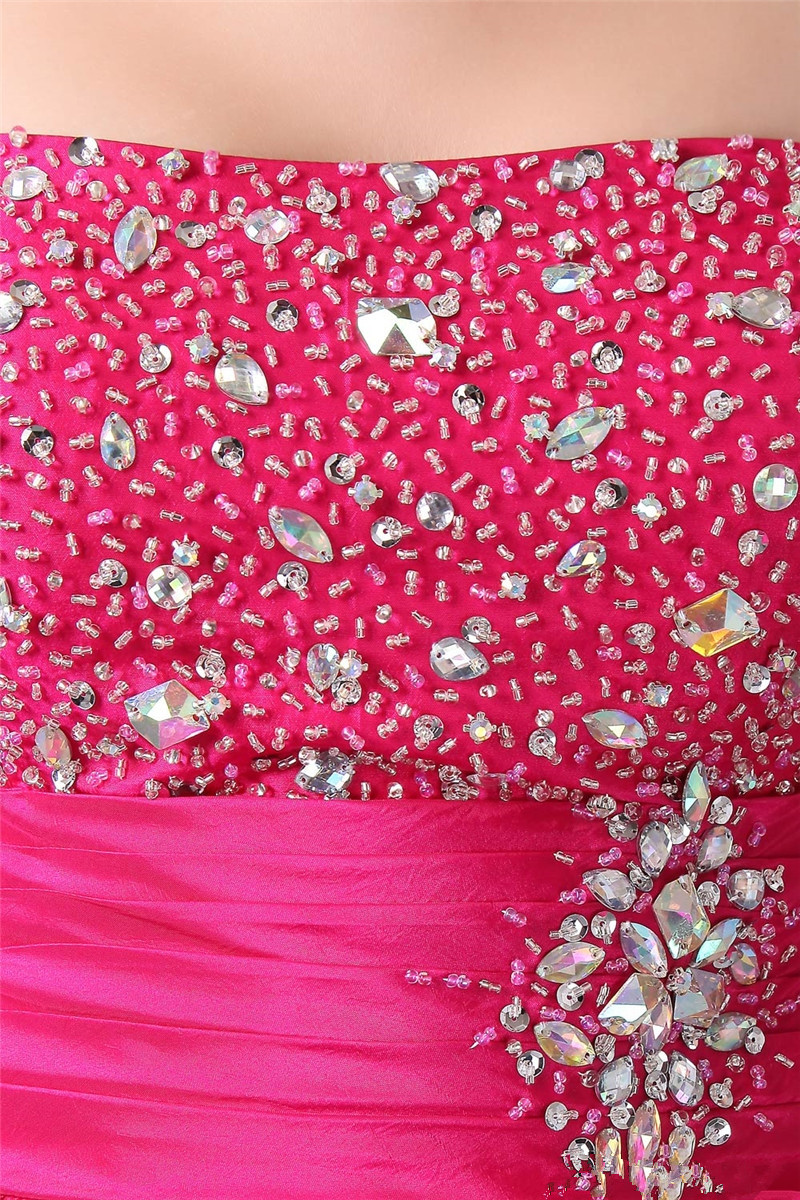 2017 Sexy Crystal Taffeta Ball Gown Mini Homecoming Dress With Beading Sequined Graduation Prom Party Gown BH12