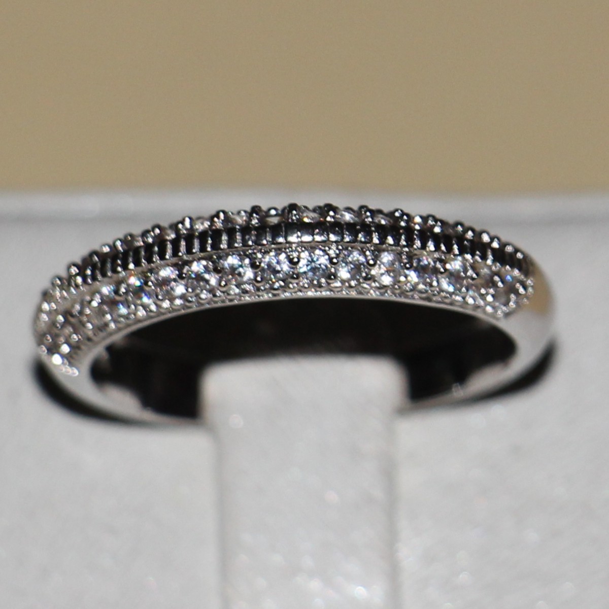 Stunning Sterg Sier Round Cut White Sapphire CZ Dia Women's Wedding Ring Set (Size 5-11)