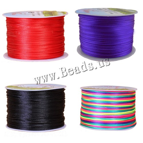 Wholesale-Wholesale 70M/Spool 1MM Mix Color Nylon Black Satin Chinese Knotting Silky Macrame Cord Beading Braided String Thread
Wholesale-Wholesale 70M/Spool 1MM Mix Color Nylon Black Satin Chinese Knotting Silky Macrame Cord Beading Braided String Thread