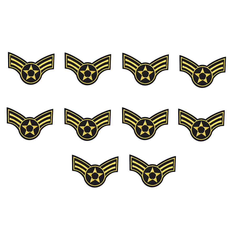 10PCS Stars Badge E… - image
