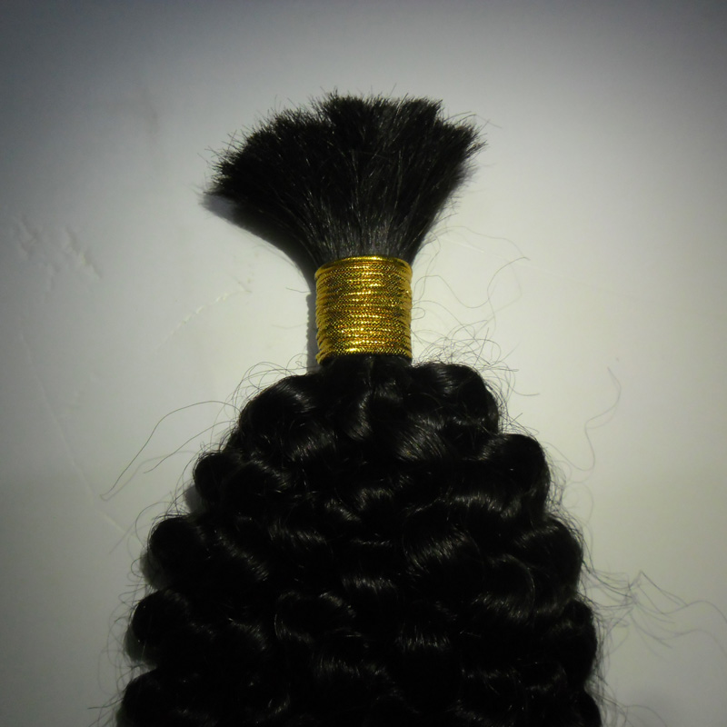 Natural Mongolian Afro Kinky Bulk Hair 100g Kinky Afro Hair Bulk Human Hair For Braiding Bulk No Attachment Kinky Curly