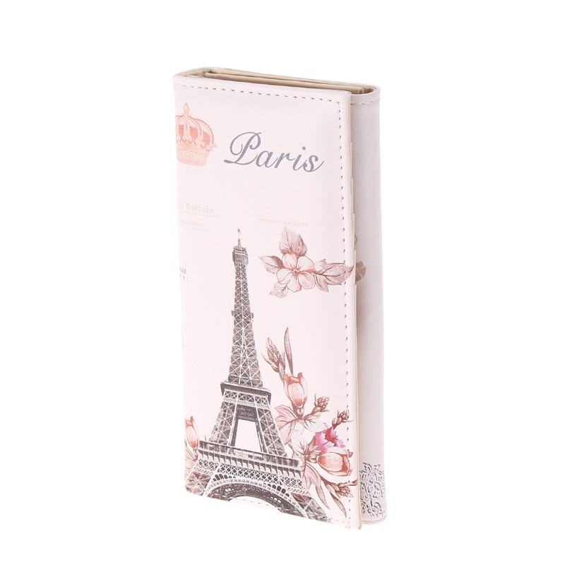 Hot Sale Purse Long Leather Printing Women Wallets Varies Patterns Graffiti Embossed Wallet Vintage PU Holder Wallet Women