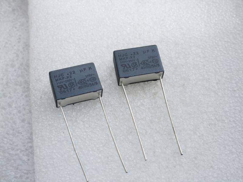 Taiwan genuine HJC Safety X2 capacitor 275VAC 224 0.22UF 220NF feet away from P15MM
Taiwan genuine HJC Safety X2 capacitor 275VAC 224 0.22UF 220NF feet away from P15MM