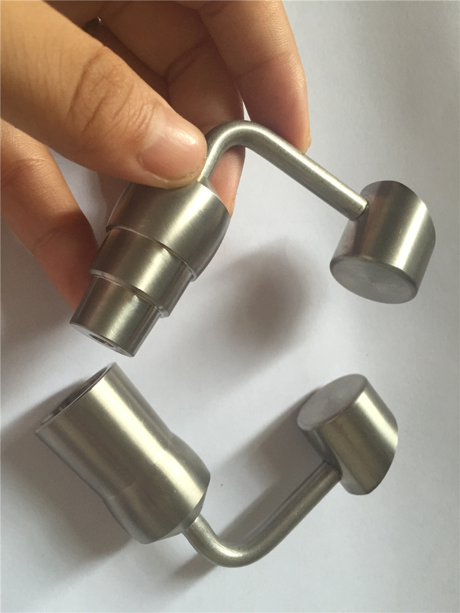 Wholesale 14/19mm Male Female Domeless Titanium Banger Nails Concentrate Accessories for Glass bongs dab rigs recycler glass bong