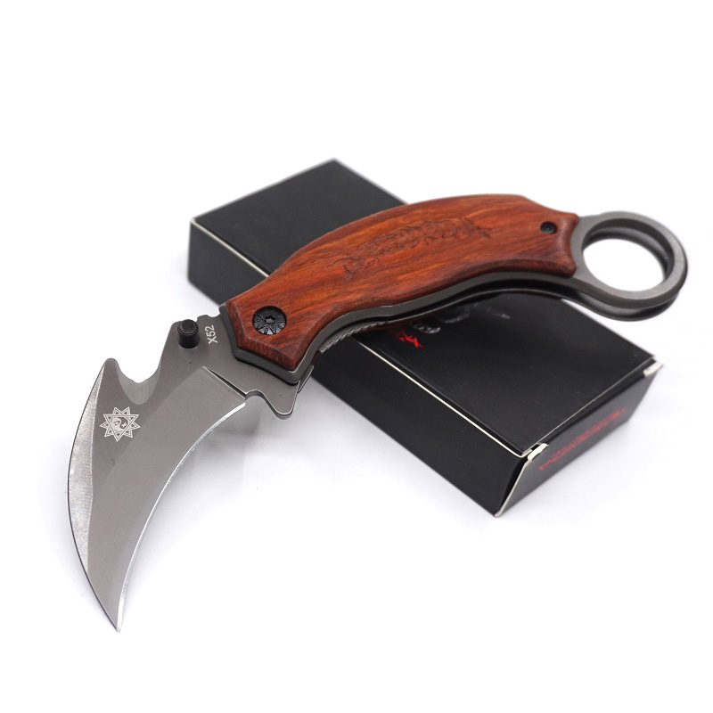 X52 New Karambit Folding Knives 5Cr13Mov Steel Folding Mantis Claw Knife Outdoor Gear Camping Survival Knife EDC Tool Free Shipping
X52 New Karambit Folding Knives 5Cr13Mov Steel Folding Mantis Claw Knife Outdoor Gear Camping Survival Knife EDC Tool Free Shipping