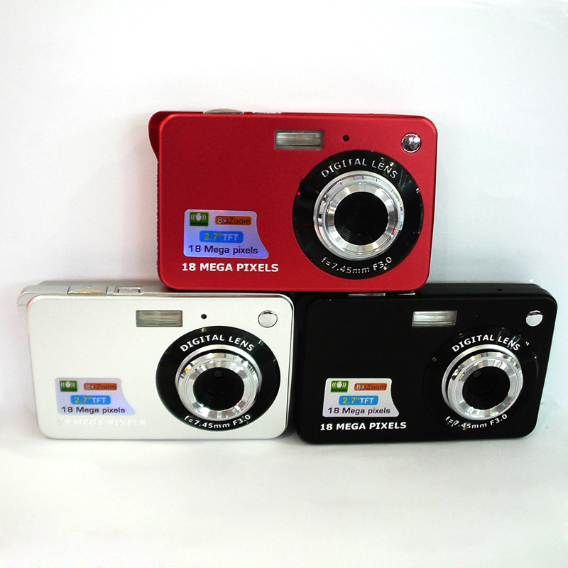 2.7" TFT 18MP Mega Pixels Digital Camera DC530 8X Digital Zoom Anti-Shake HD 720p DV Camcorder for Child Christmas Festive Gift
2.7" TFT 18MP Mega Pixels Digital Camera DC530 8X Digital Zoom Anti-Shake HD 720p DV Camcorder for Child Christmas Festive Gift