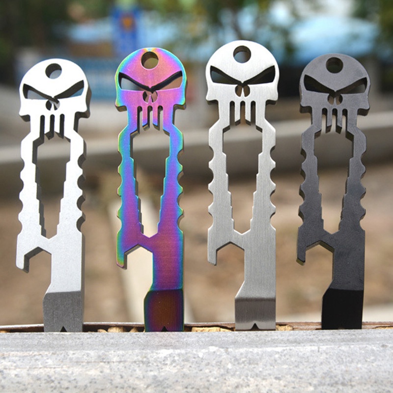 Amazing Outdoor Stainless Skull EDC Survival Pocket Tool Key Ring Chain Bottle Opener Multi-functional WQTS0133W*10
Amazing Outdoor Stainless Skull EDC Survival Pocket Tool Key Ring Chain Bottle Opener Multi-functional WQTS0133W*10