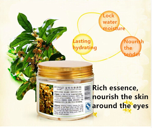 Masks 80Pcs/ Bottle Old Osmanthus Eye Women Collagen Gel Whey Protein Face Care Sleep Patches Health Maas De Dormir