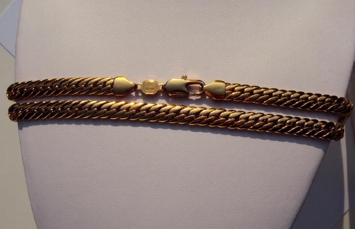 14K SOLID Yellow GOLD AUTHENTIC MEN'S CUBAN LINK CHAIN NECKLACE 23.6" Jewelry100% real gold, not solid not money.