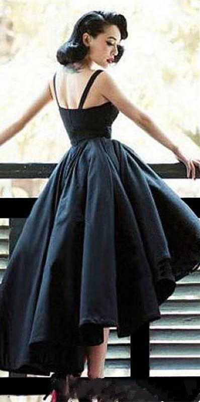 Sexy Little Black Dress Off Shoulder Cocktail Dresses Short Front Long Back Backless Evening party Gowns Design High Low Prom Dres