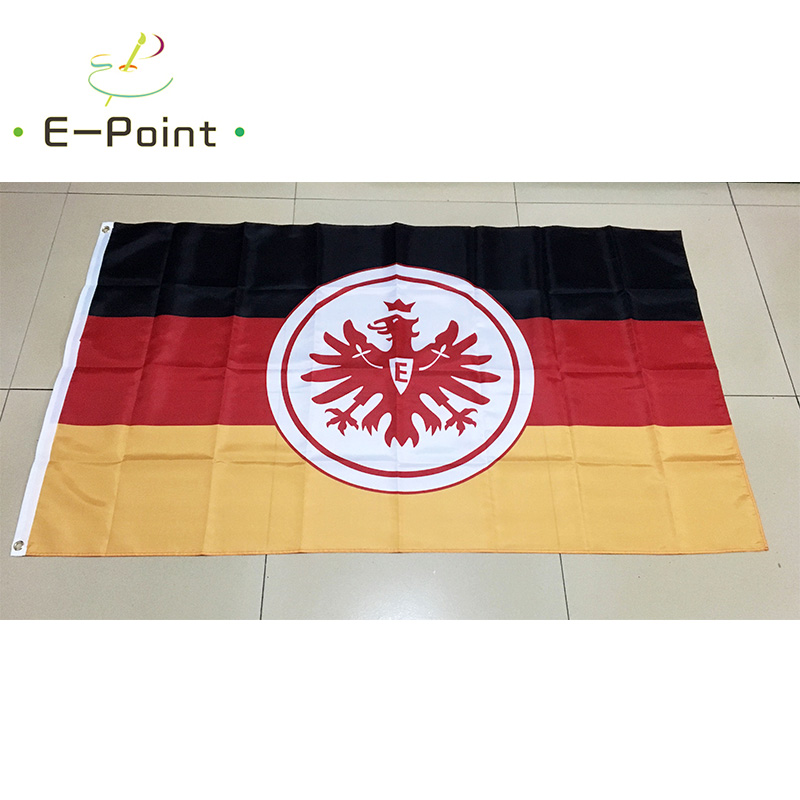 German Eintracht Frankfurt FC 3*5ft (90cm*150cm) Polyester flag Banner decoration flying home & garden flag Festive gifts
German Eintracht Frankfurt FC 3*5ft (90cm*150cm) Polyester flag Banner decoration flying home & garden flag Festive gifts
