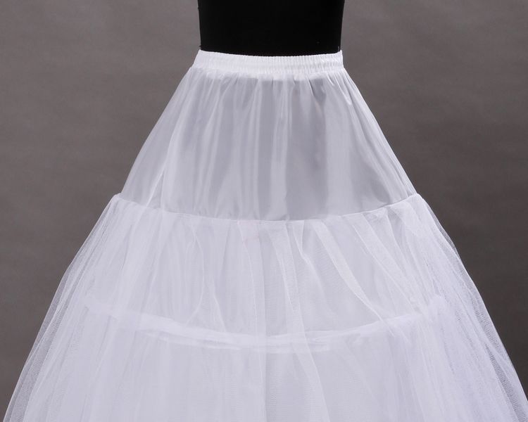 Hot Sale In Stock 3 Hoop Ball Gown Bridal Petticoat Bone Full Crionline Petticoat Wedding Skirt Slip New Free Shipping