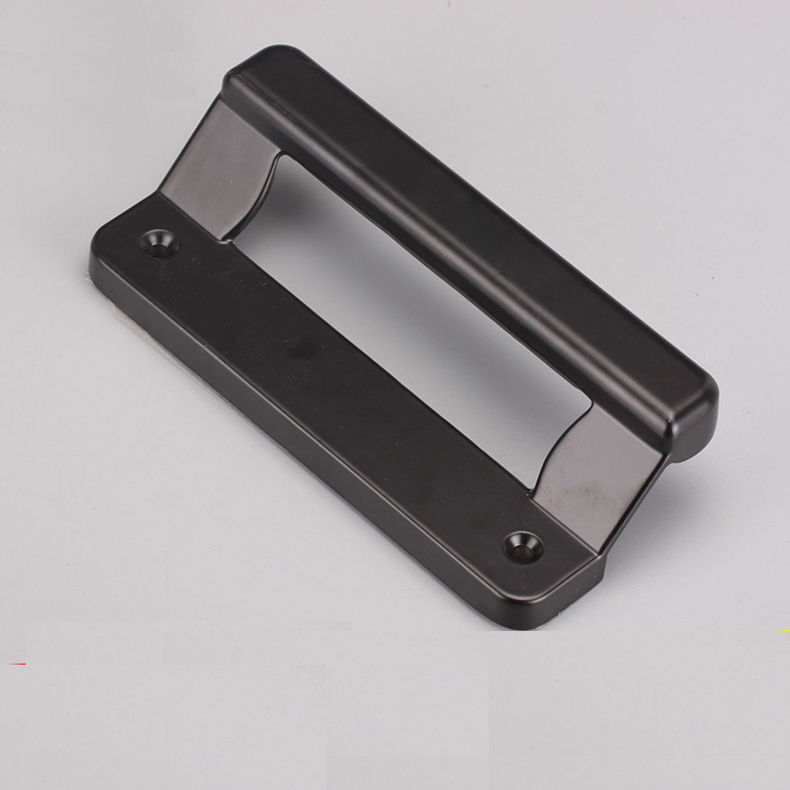 black plastic steel sliding door handle aluminum alloy window knob household furniture hardware part