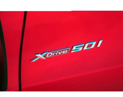 XDrive 50i Letter Number Trunk Rear Letters Emblems Decal Sticker for BMW X5 X6