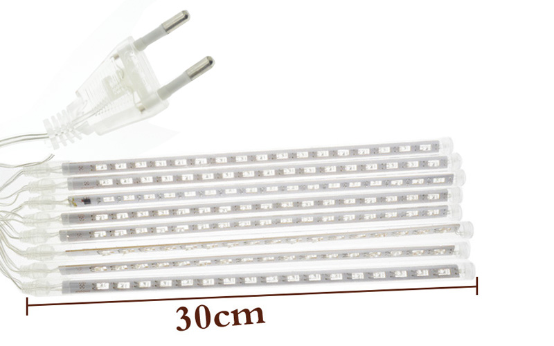 Connectable Multi-color Meteor Tube Meteors Shower Rain String LED Christmas Light Wedding Party Garden Xmas Strings Lights Outdoor