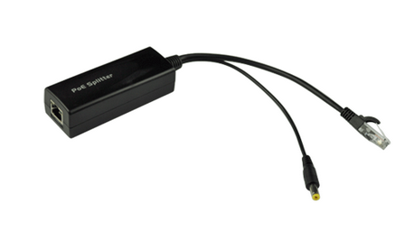 10/100m POE splitter, 48-56V input, 12V1A ouput for IP camera
10/100m POE splitter, 48-56V input, 12V1A ouput for IP camera