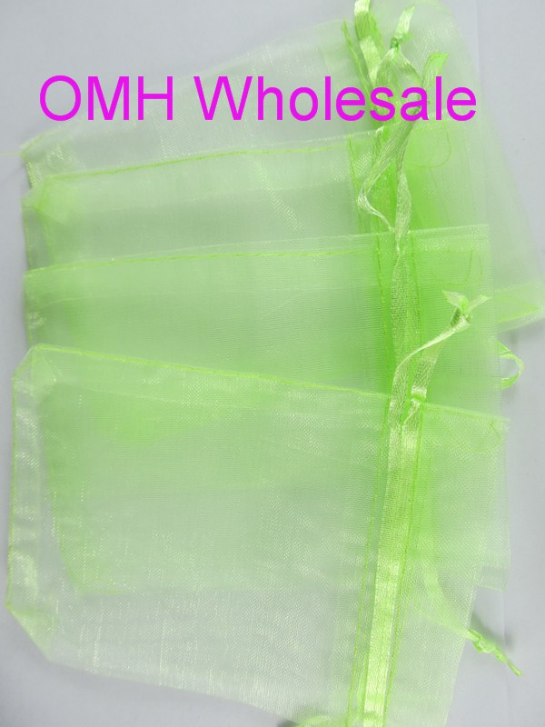 OMH whole 50pcs 15x20cm 25 variety color mixed nice chinese voile Christmas Wedding gift bag Organza Bags Jewlery Gift Pouch B