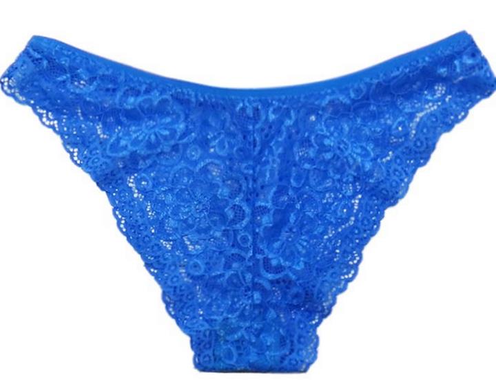 Women's fashion sexy lace flower Panties G-Strings sheer veil Briefs Bikini Knickers T Lingerie Perspective Underwear mixs colors gift