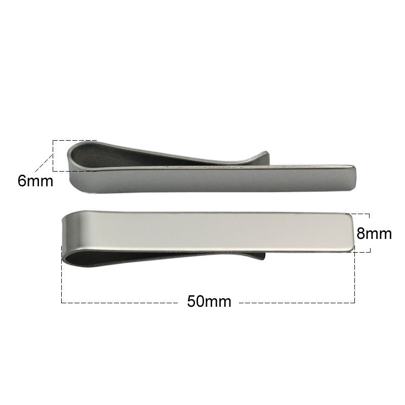 Beadsnice fashion tie clip for man stainless steel personalized tie bar clip father day gift wedding gift for groomsman ID 34316