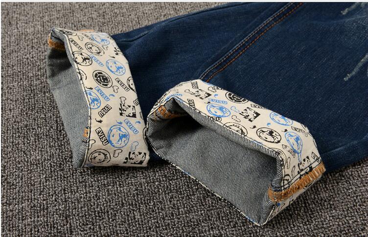 New Arrival Fashion Mens Jeans Brand Casual Dark Blue Mid Denim Pants Large Size Straight Full Length Skinny Jeans Men Cotton