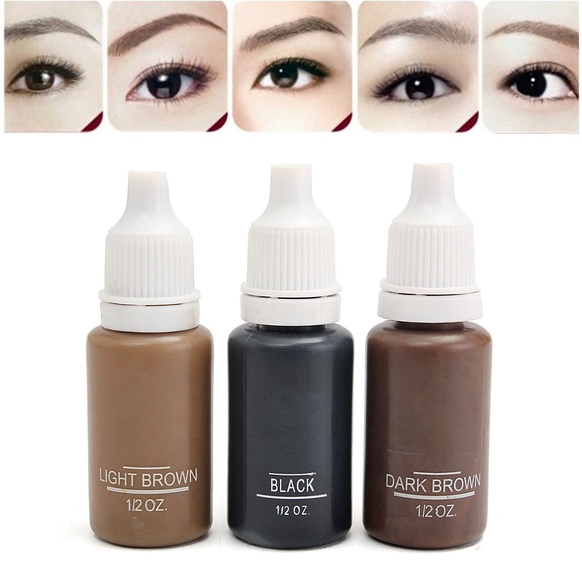 Wholesale- 3Pcs/lot Tattoo Ink 3 Different Colors For Permanent Makeup Tattooing Eyebrow Eyeliner Lip 15ml Cosmetic Manual Paint Pigments
Wholesale- 3Pcs/lot Tattoo Ink 3 Different Colors For Permanent Makeup Tattooing Eyebrow Eyeliner Lip 15ml Cosmetic Manual Paint Pigments