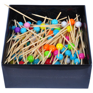 9 cm Bamboo Cocktail Sticks with Colorful Round Beads Art Fruit Cocktail Sticks Cake Decoration Wine Party Supplies 170PCS/LOT DEC050
9 cm Bamboo Cocktail Sticks with Colorful Round Beads Art Fruit Cocktail Sticks Cake Decoration Wine Party Supplies 170PCS/LOT DEC050