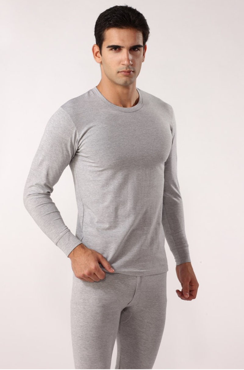 (Shirt + Pant) Men Thermal Underwear 100% Cotton Solid Warm Quality Sleep Set Top And Pant Men's Long Johns Set AK025-3, Gray
(Shirt + Pant) Men Thermal Underwear 100% Cotton Solid Warm Quality Sleep Set Top And Pant Men's Long Johns Set AK025-3, Gray