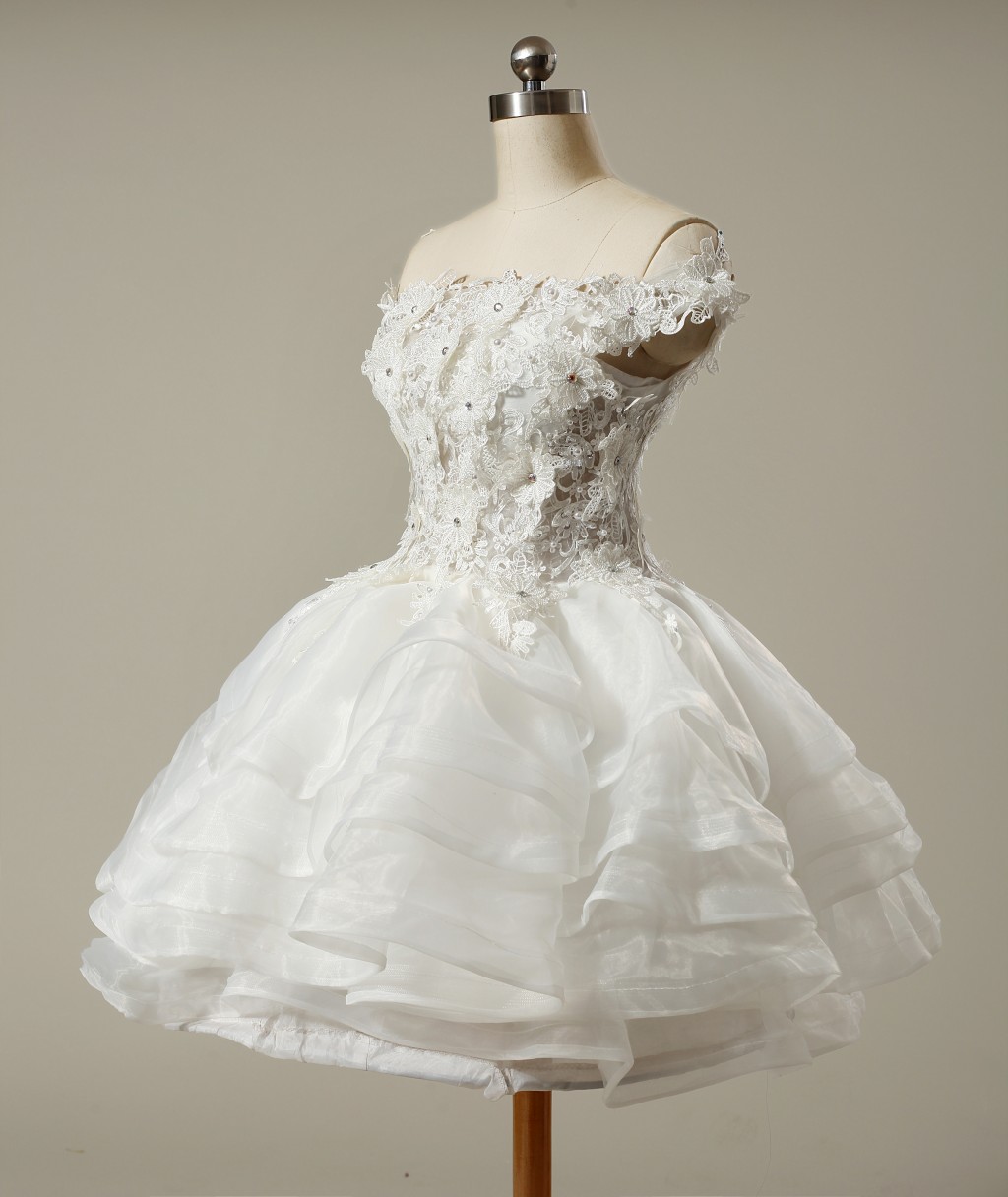 new sexy white lace short homecoming dresses bateau appliques organza prom cocktail graduation gown stock q18