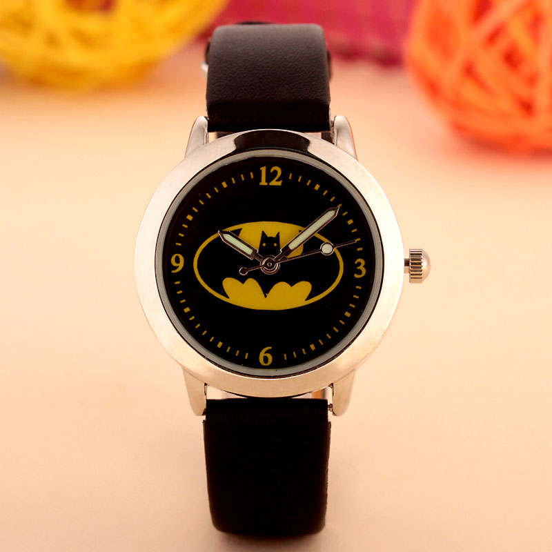 Cartoon Beautiful girl Batman style Color number dial children students girl's leather quartz watch, Pink
Cartoon Beautiful girl Batman style Color number dial children students girl's leather quartz watch, Pink