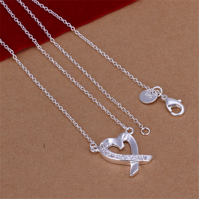 New arrival heart shape necklace white gemstone sterling silver plated necklace STSN160,fashion 925 silver Chains necklace factory direct
New arrival heart shape necklace white gemstone sterling silver plated necklace STSN160,fashion 925 silver Chains necklace factory direct