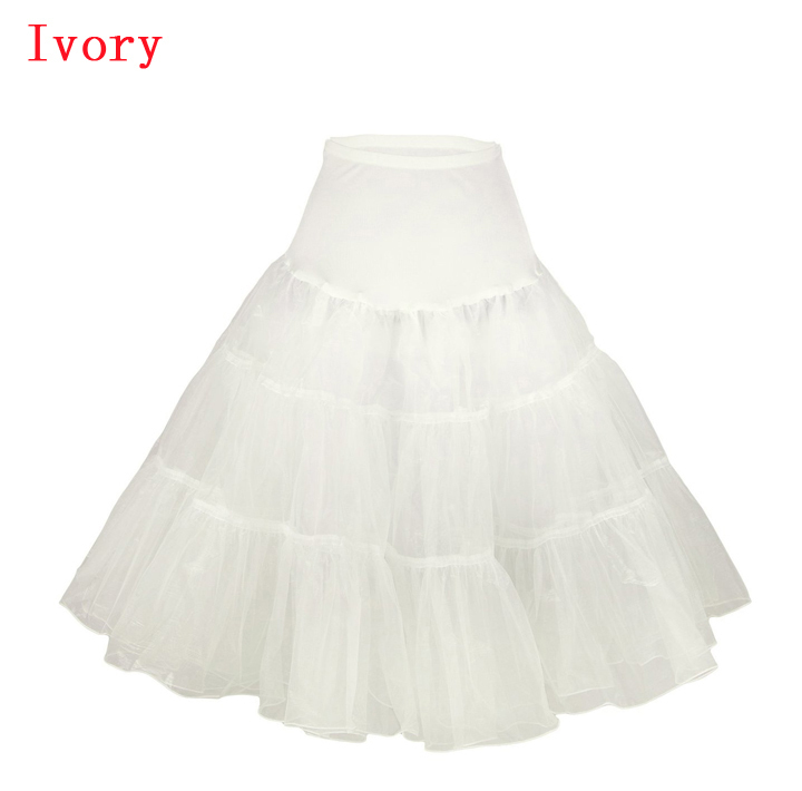 New Short Wedding Petticoats White Black Red Crinoline Girls Enaguas Novia Underskirt Rockabilly Petticoat Jupon Mariage Enaguas