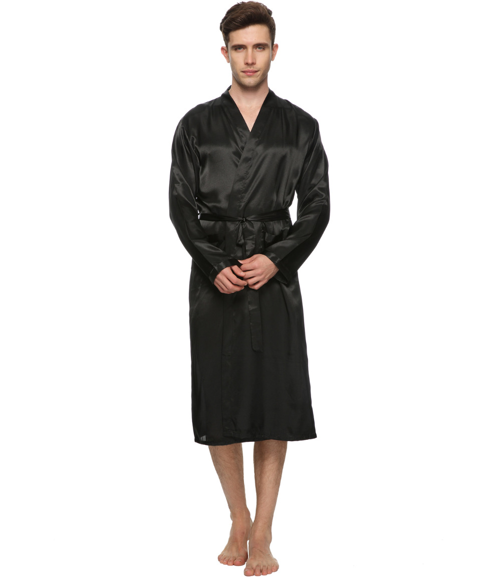 Wholesale-Men Satin Pajama Robe Longwear Bathrobe Lightweight Dressing NightGown with 4 colours, Red
Wholesale-Men Satin Pajama Robe Longwear Bathrobe Lightweight Dressing NightGown with 4 colours, Red