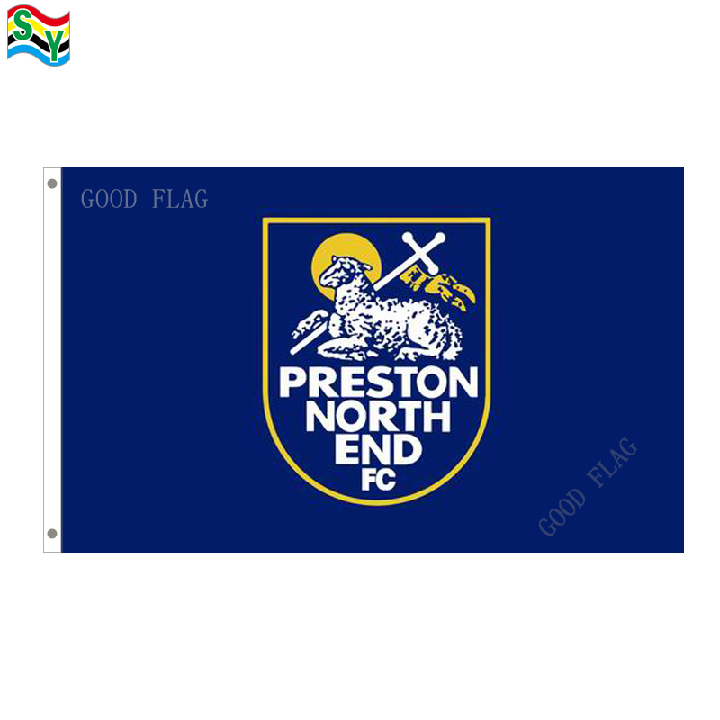 GoodFlag Free Shipping Preston North End flags artwork flags banner 3X5 FT 90*150CM Polyster Outdoor Flag
GoodFlag Free Shipping Preston North End flags artwork flags banner 3X5 FT 90*150CM Polyster Outdoor Flag