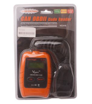 Vgate VC310 Compact Universal ODB2 Auto Scan Error Scanner Code Reader Car Diagnostic Tool
Vgate VC310 Compact Universal ODB2 Auto Scan Error Scanner Code Reader Car Diagnostic Tool