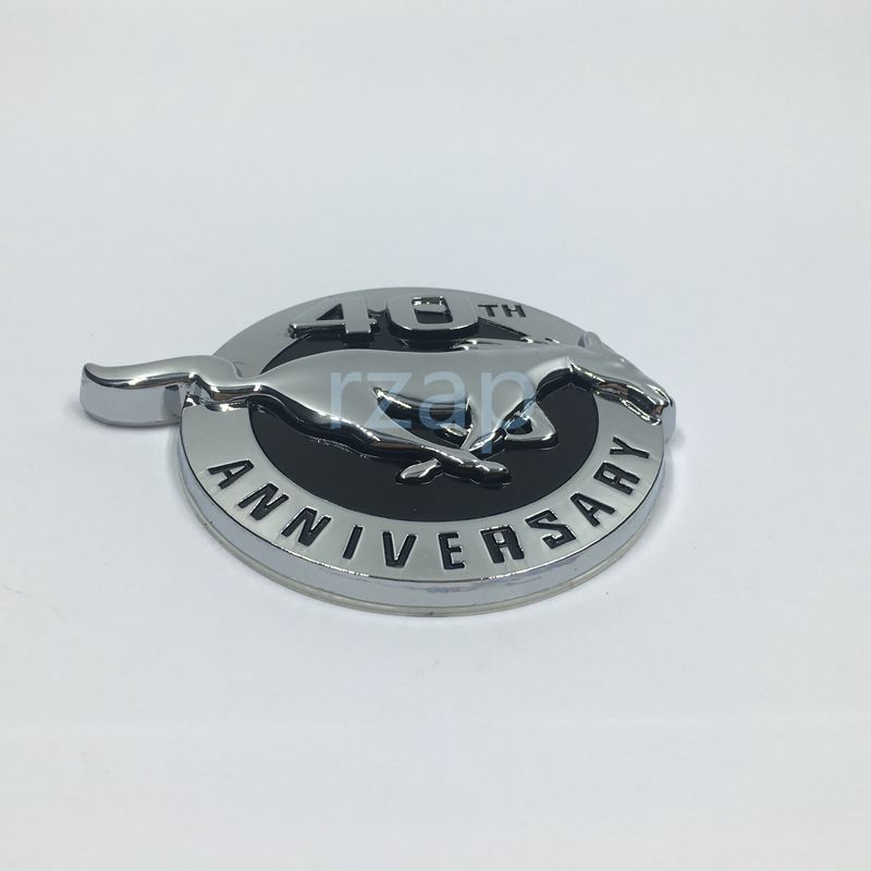 2psc/set New Style For Ford Mustang 40TH Anniversary Running Horse Logo 3D Metal Emblem Badge, Black
2psc/set New Style For Ford Mustang 40TH Anniversary Running Horse Logo 3D Metal Emblem Badge, Black