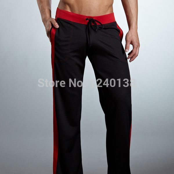 Wholesale-2016 NEW Men Low mens lounge pants Sport Sweat Pants COMFORTABLE Sleep Bottoms hot free shipping